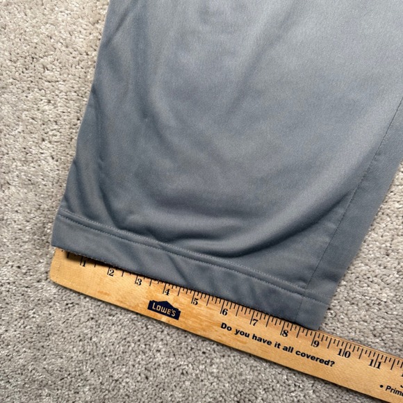 Nike Mens Large Gray Track Pants Athletic Basketball Warm Up Pants Stripe - Picture 2 of 11